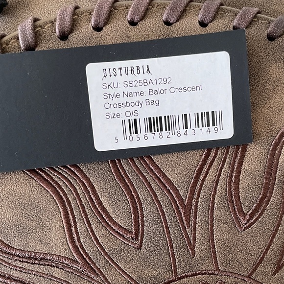 Disturbia Brown Crossbody Bag - Picture 16 of 16